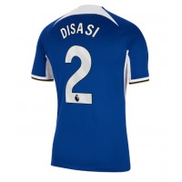 Chelsea Axel Disasi #2 Hjemmebanetrøje 2023-24 Kortærmet